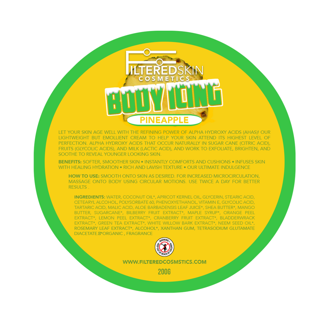Body Icing Brightening Cream (Pineapple)