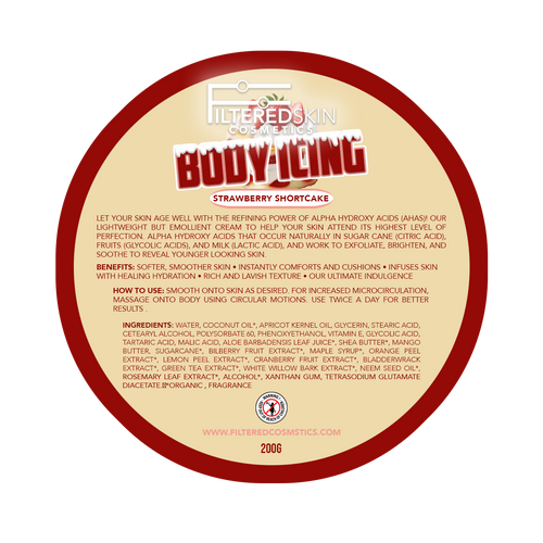 Body Icing Brightening Cream 
(Strawberry 🍓 Shortcake 🍰)