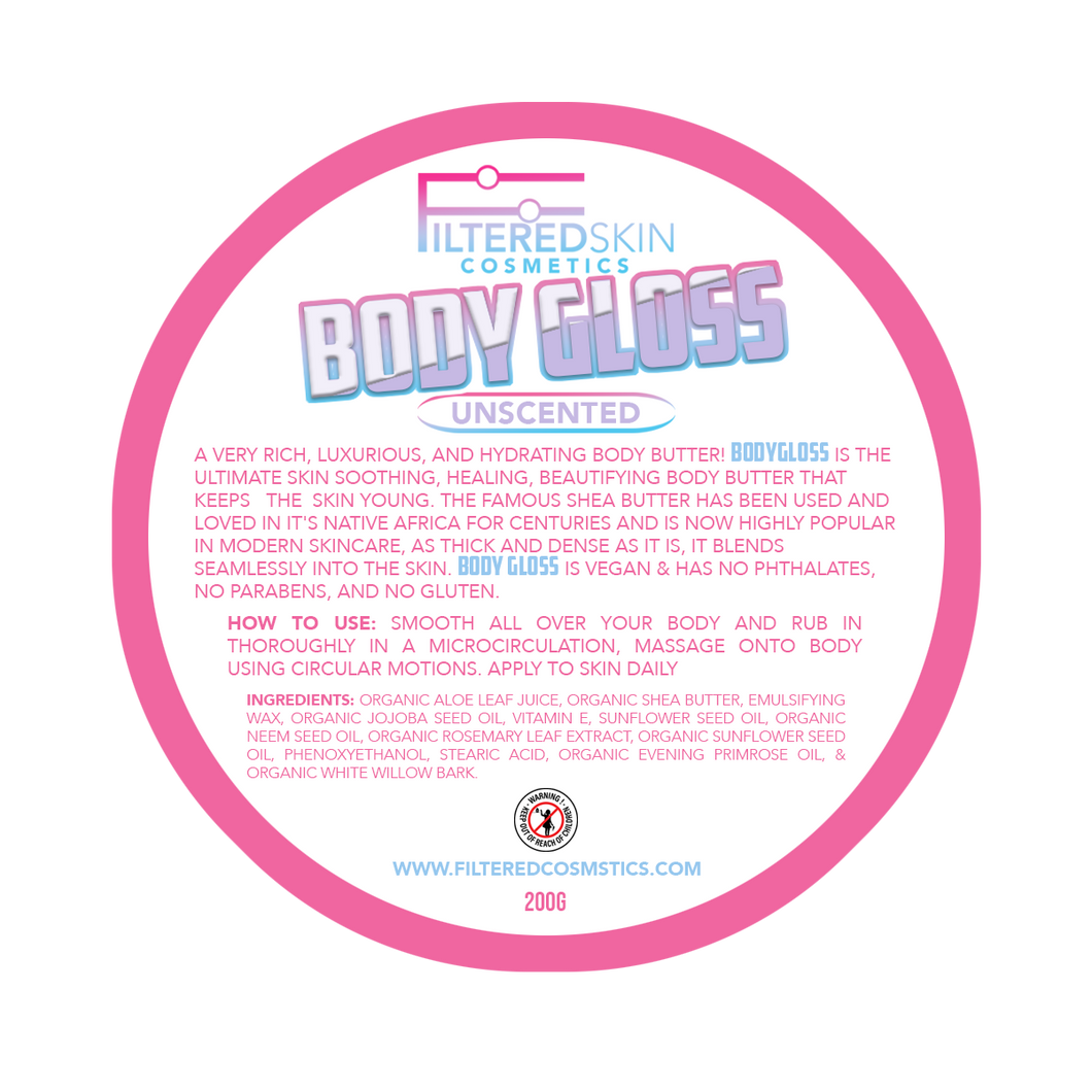 Unscented Body Gloss Body Butter